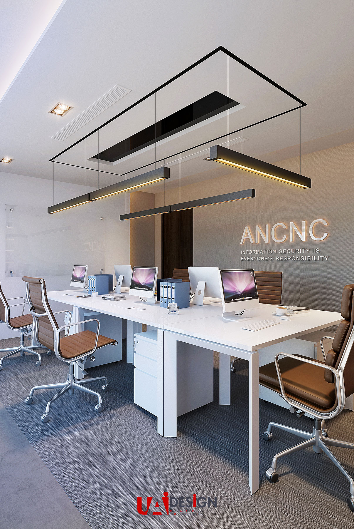 Thiết kế nội thất văn phòng ANCNC Keangnam1