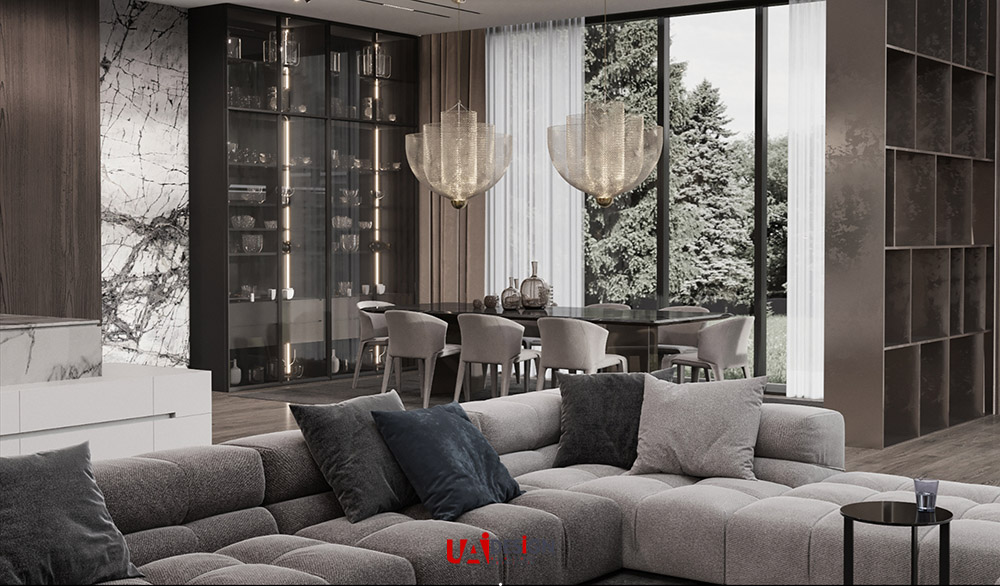 Thiết kế, thi công nội thất Modern Luxury Riverside Villa 450 M21